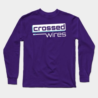 The Crossed Wires Logo (Dark) Long Sleeve T-Shirt